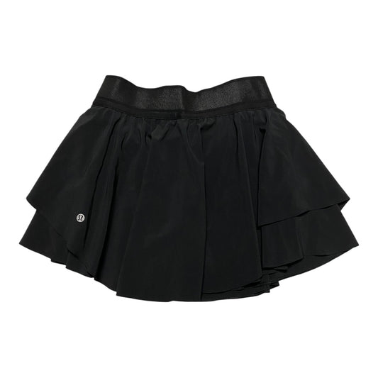 Athletic Skort By Lululemon In Black, Size:4
