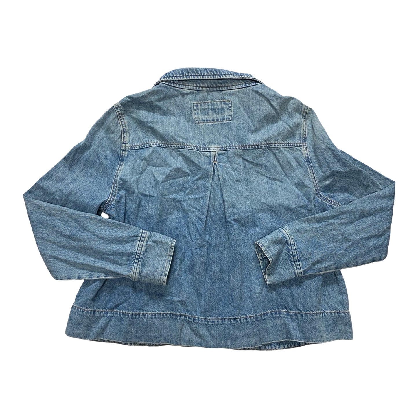 Jacket Denim By Loft In Blue Denim, Size:L