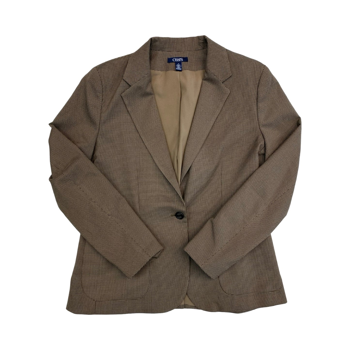 Blazer By Chaps In Brown, Size:14