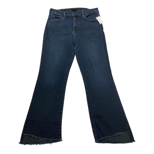 Jeans Straight By Mother In Blue Denim, Size:10