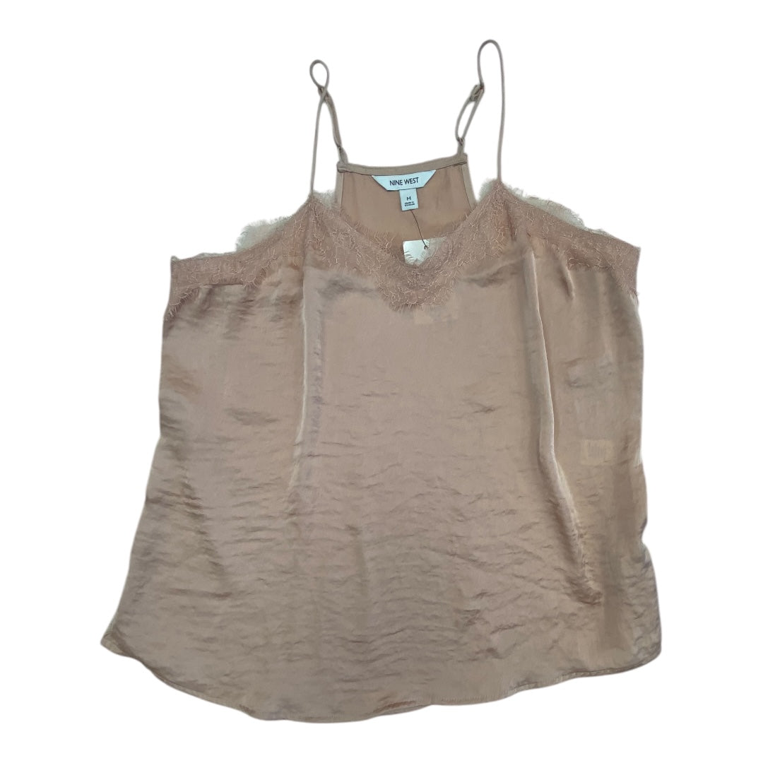 Top Sleeveless By Nine West In Pink, Size:M