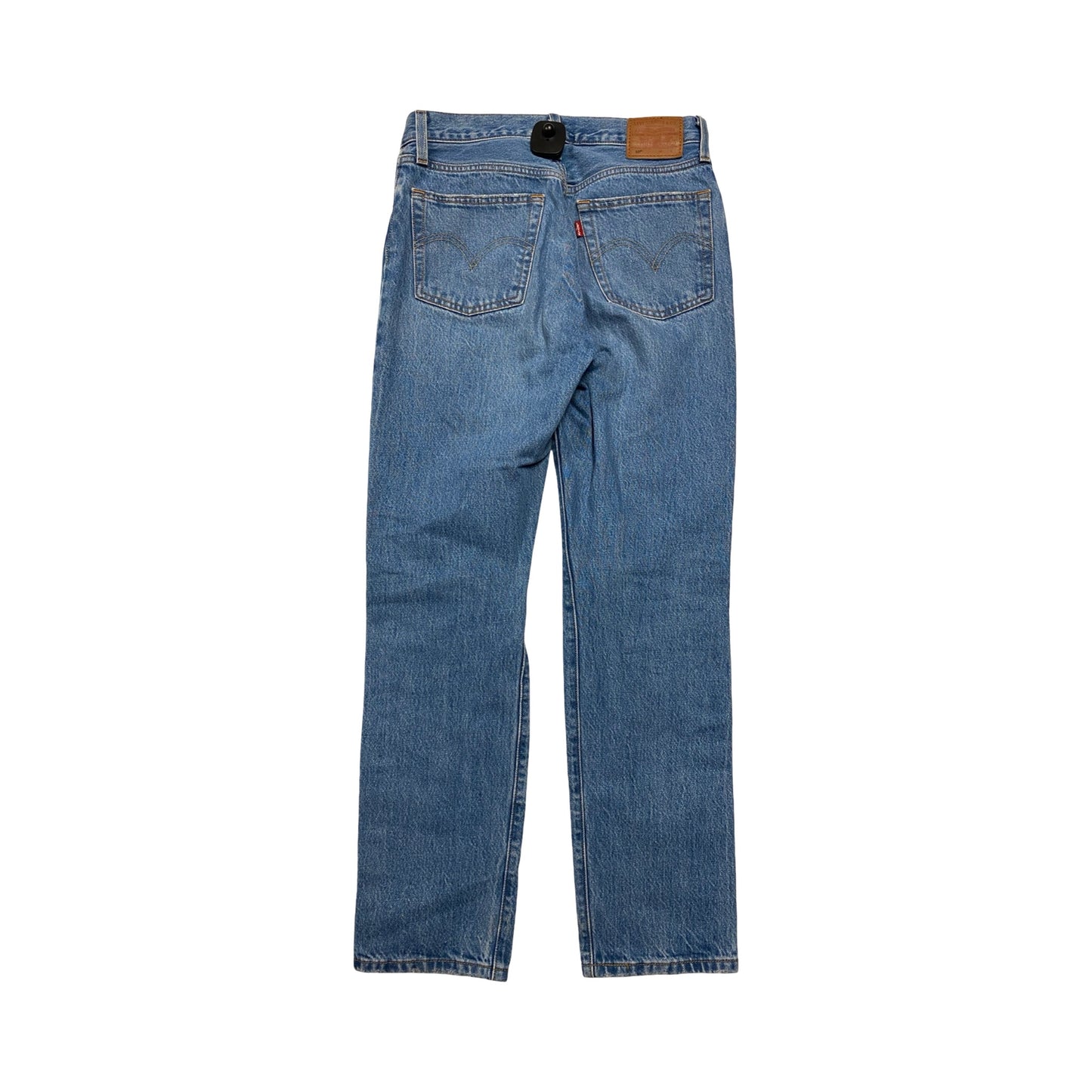 Jeans Straight By Levis In Blue Denim, Size:0