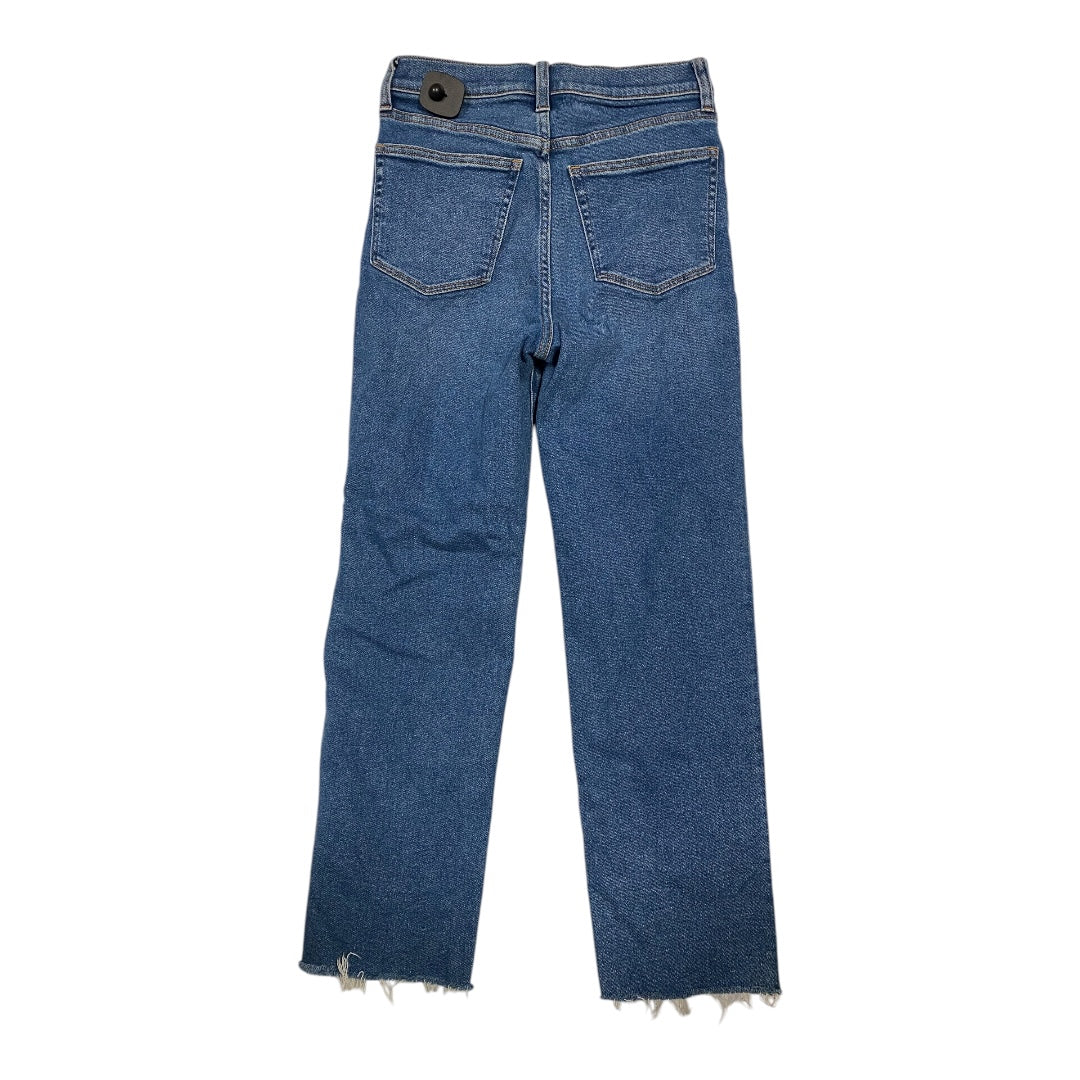 Jeans Straight By J. Crew In Blue Denim, Size:4