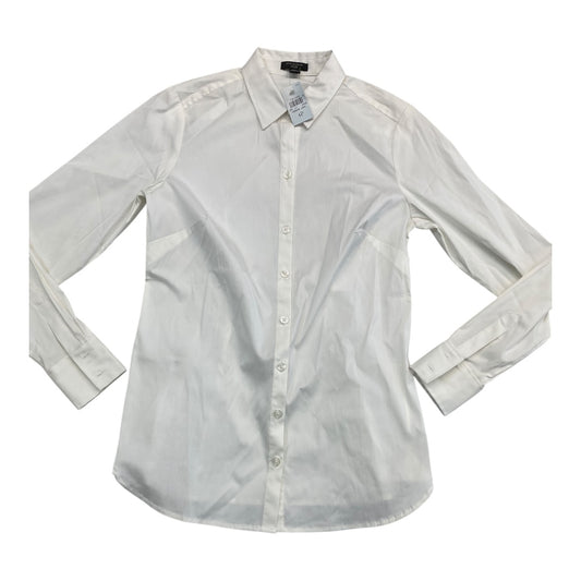 Top Ls By Ann Taylor In White, Size:4P