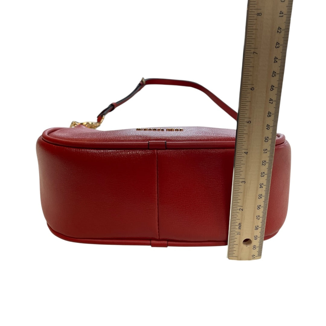 Handbag Designer By Michael Kors In Orange, Size:Medium