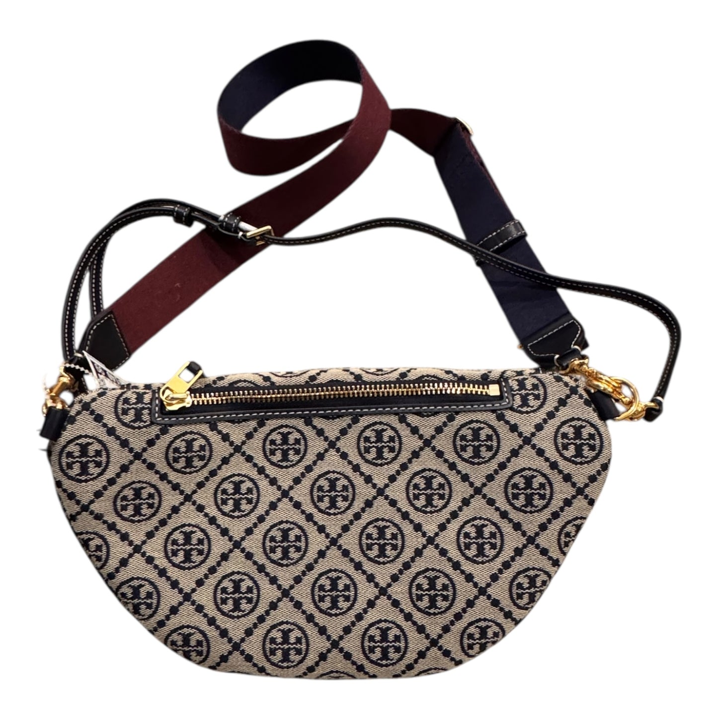 Handbag Designer By Tory Burch In Navy, Size:Medium