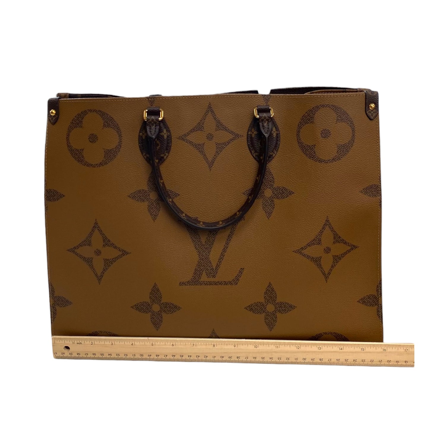 OnTheGo GM Handbag Luxury Designer By Louis Vuitton In Brown, Size:Large (GM)