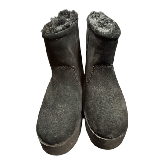 Boots Ankle Heels By Time And Tru In Black, Size:7