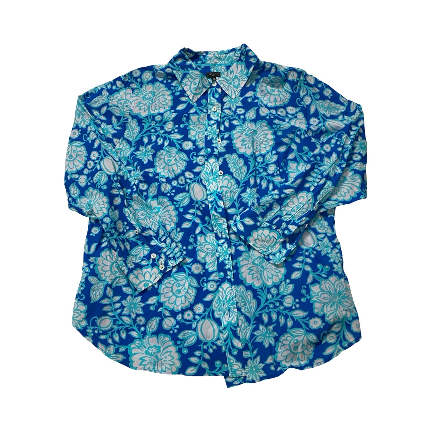 Top Ls By Talbots In Blue, Size:2X
