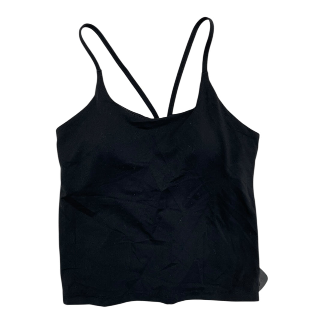 Athletic Tank Top By Athleta In Black, Size:M
