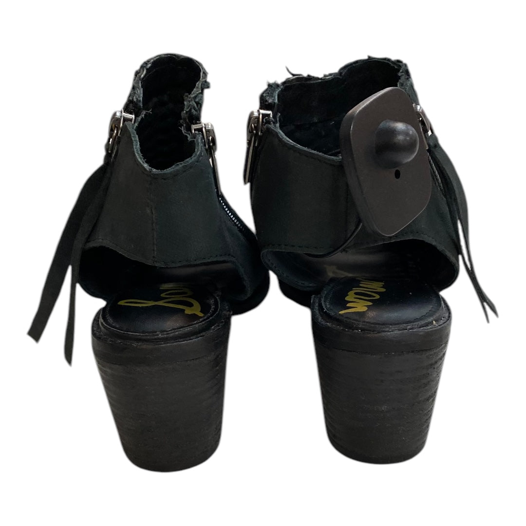 Sandals Heels Block By Sam Edelman In Black, Size:7
