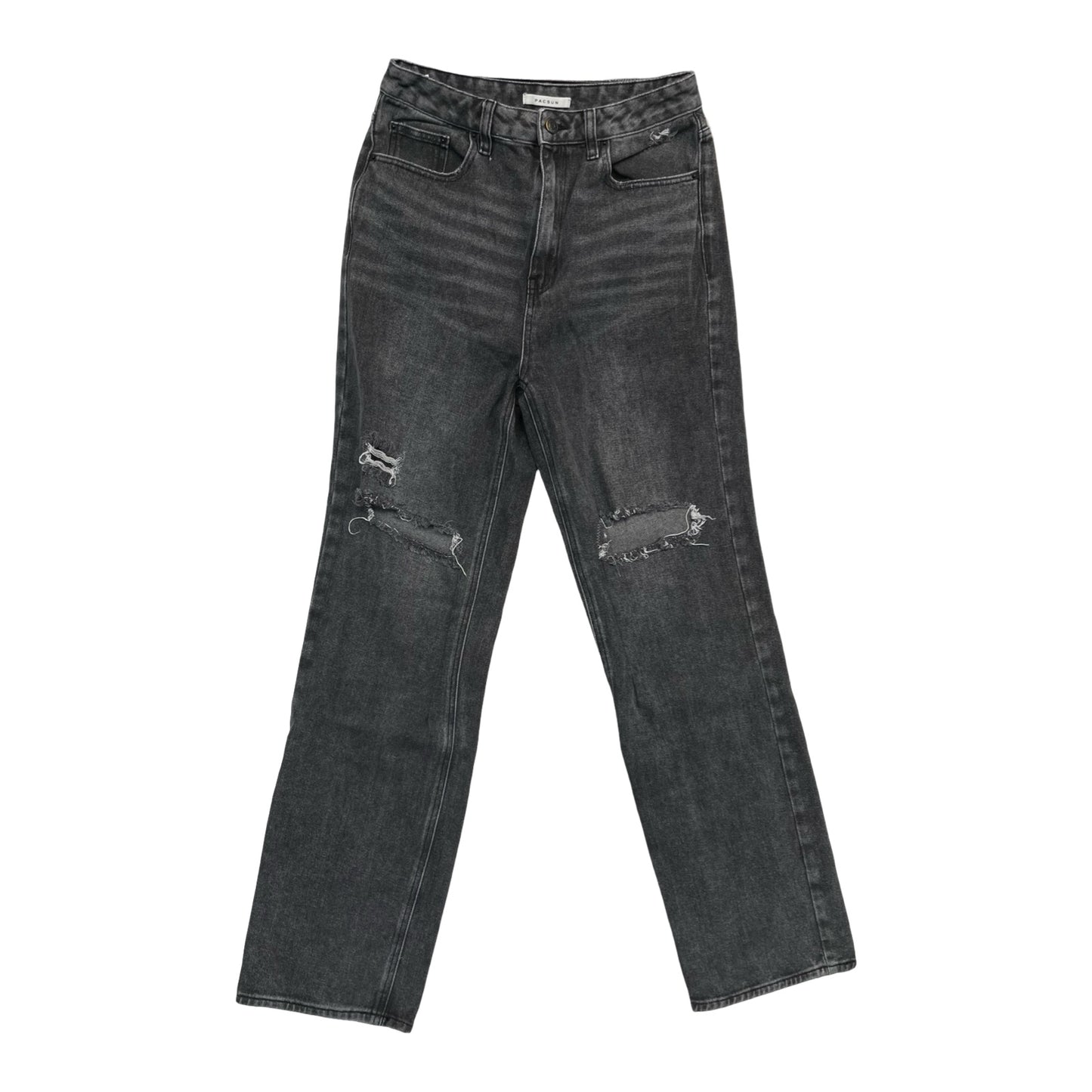 Jeans Wide Leg By Pacsun In Black Denim, Size:8