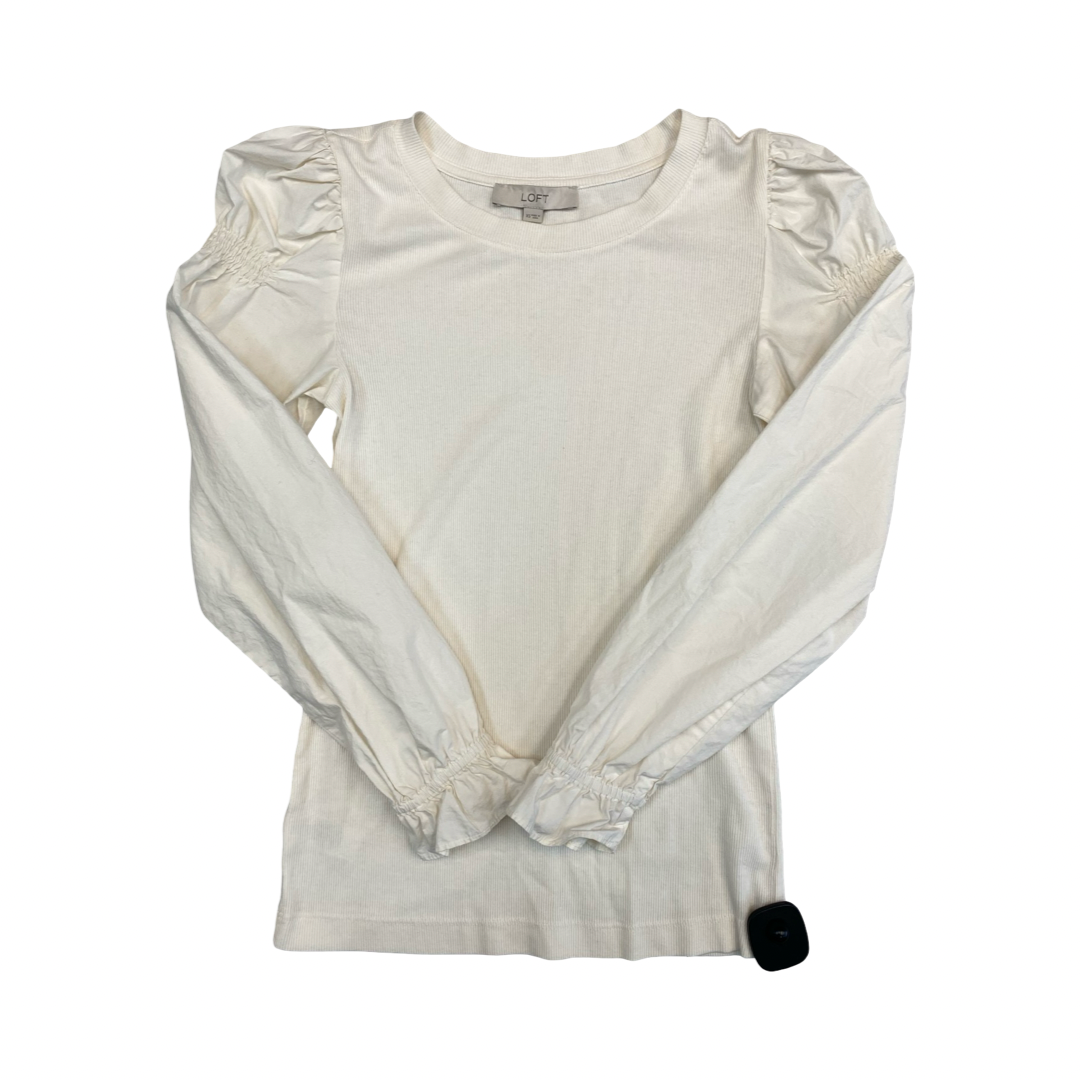 Top Ls By Loft In White, Size:Xs
