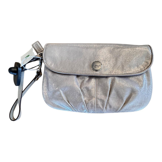 Wristlet Designer By Coach In Gold, Size:Small