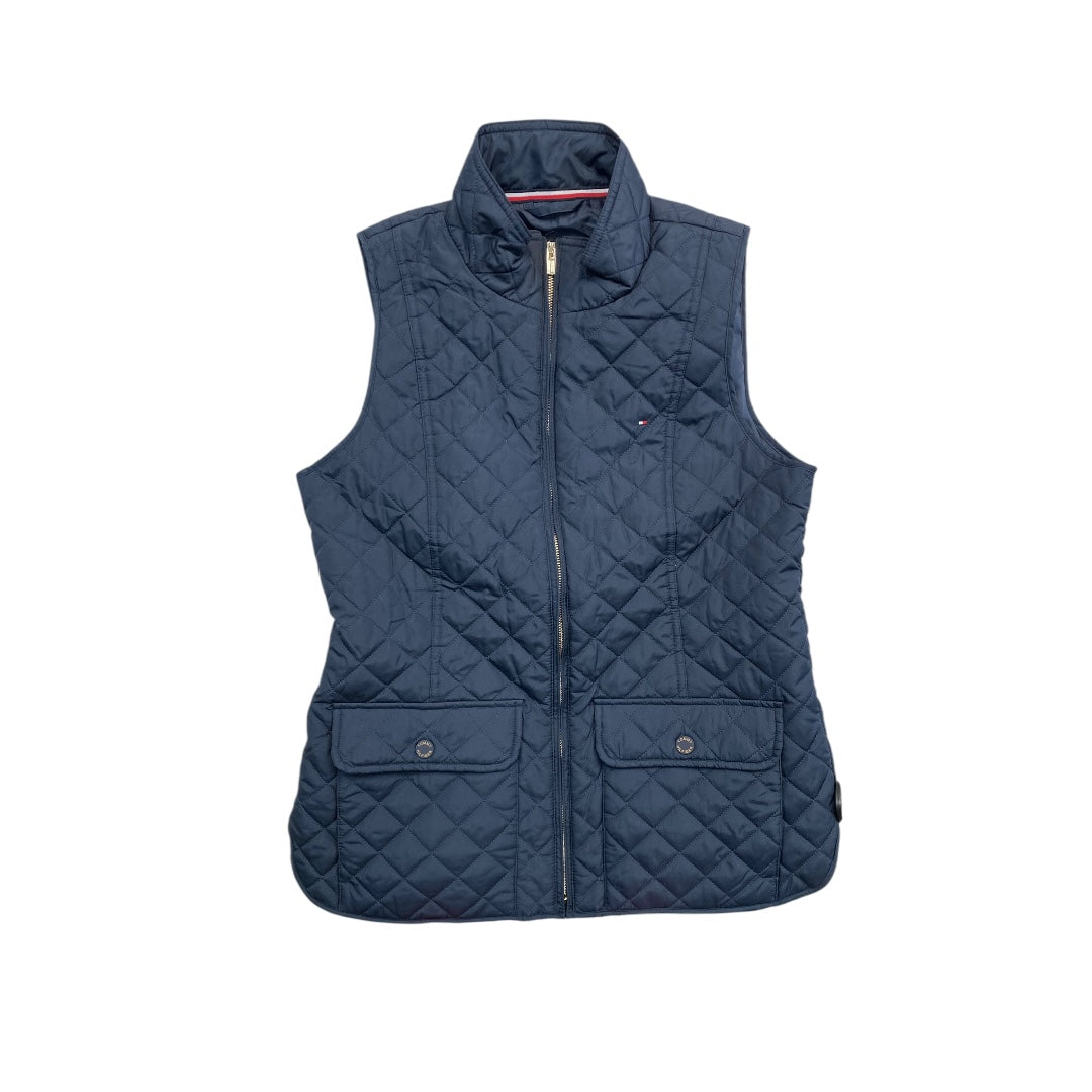 Vest Puffer & Quilted By Tommy Hilfiger In Navy, Size:M