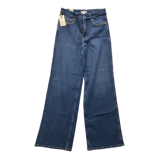Jeans Wide Leg By Good American In Blue Denim, Size:6
