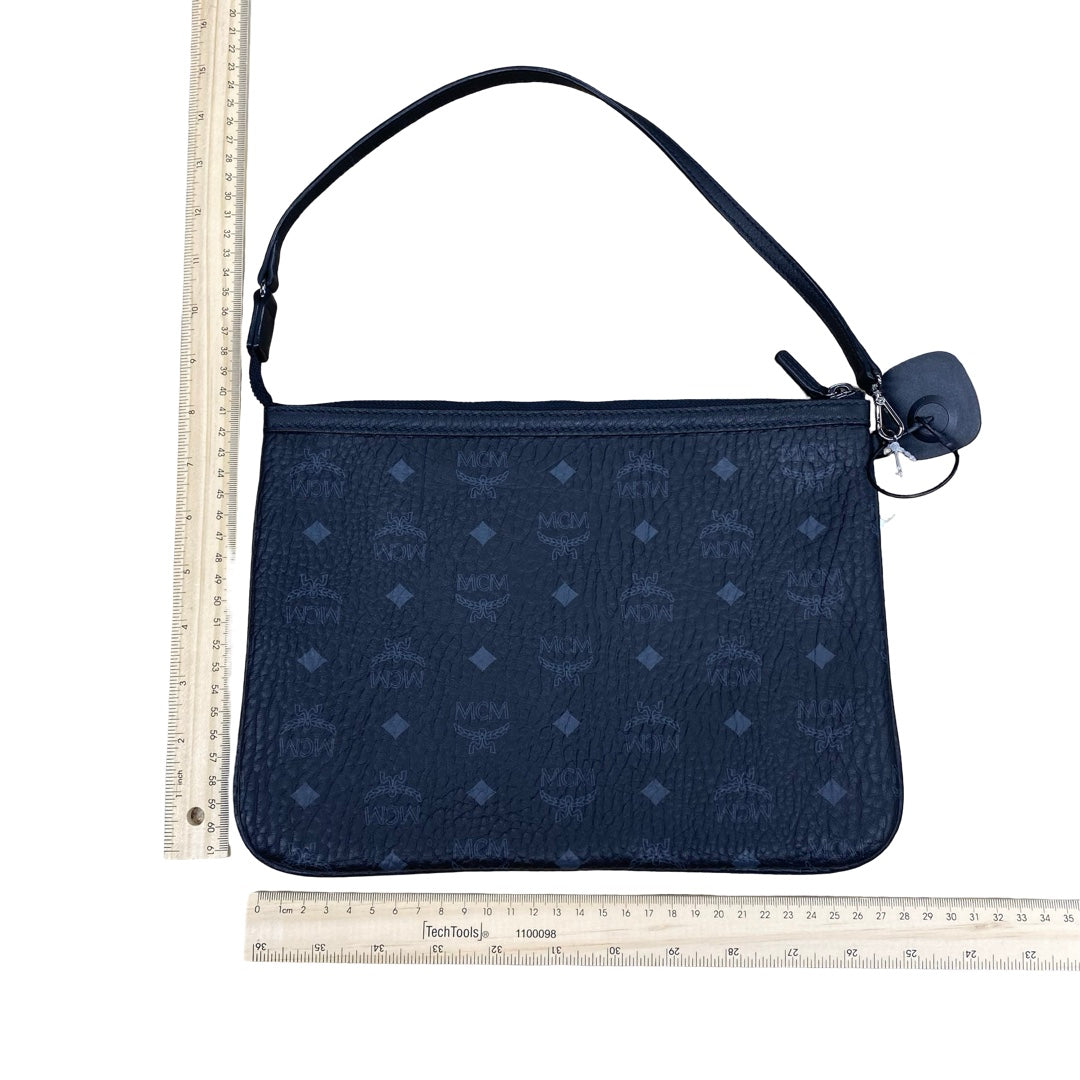 Handbag Luxury Designer By Mcm In Black, Size:Medium