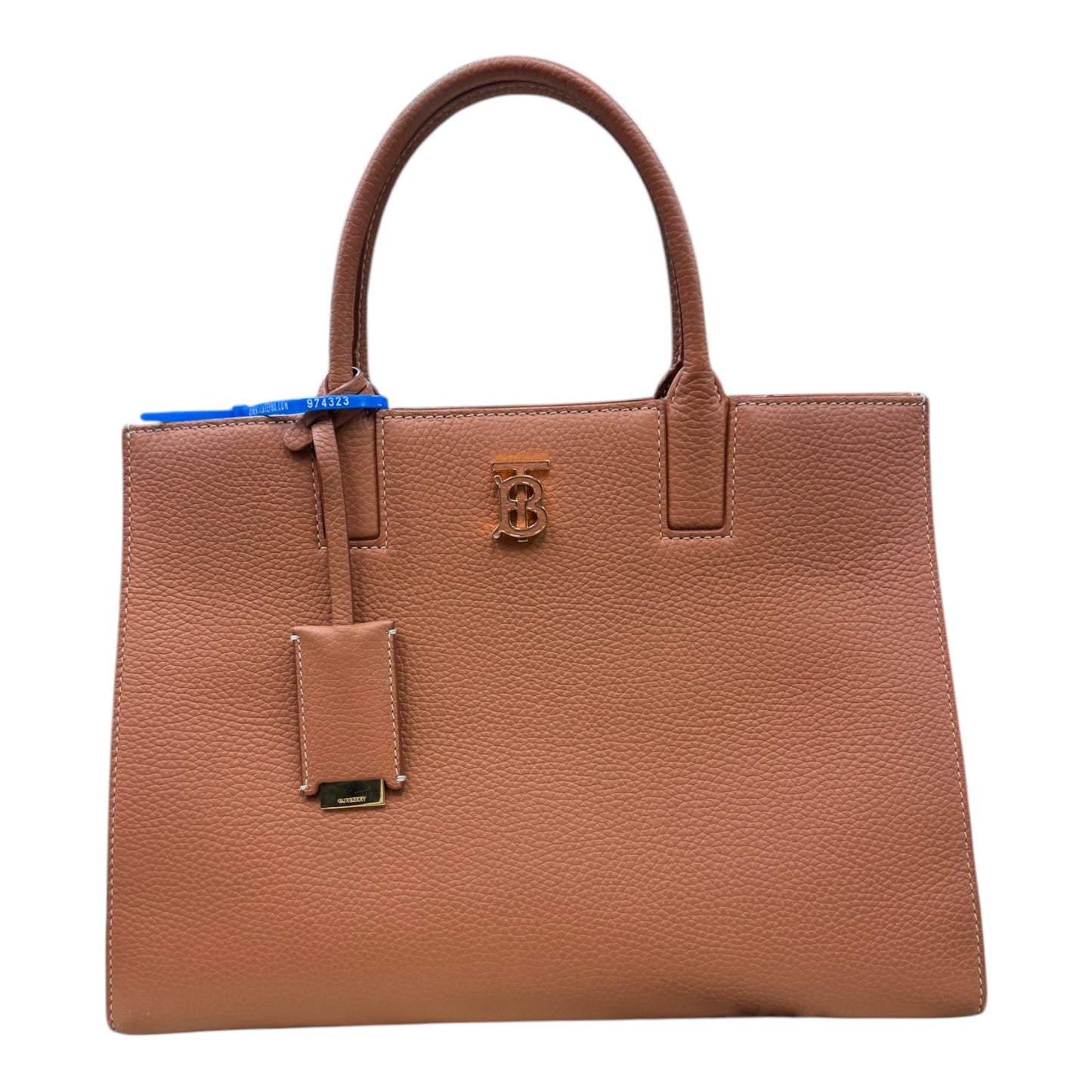 Handbag Luxury Designer By Burberry In Brown, Size:Medium