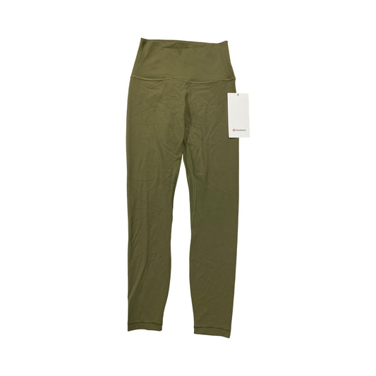 Athletic Leggings By Lululemon In Green, Size:4