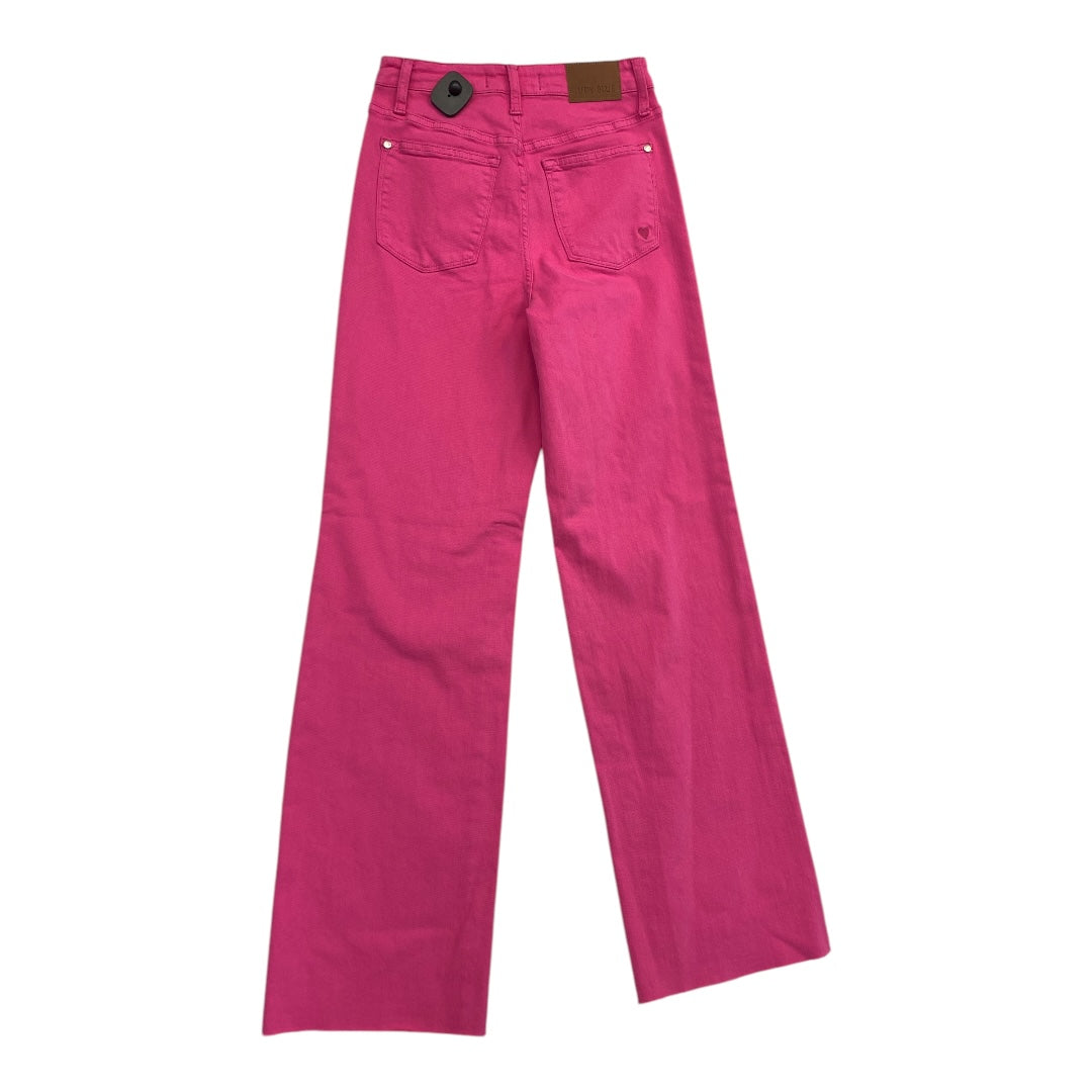 Jeans Wide Leg By Judy Blue In Pink, Size:4