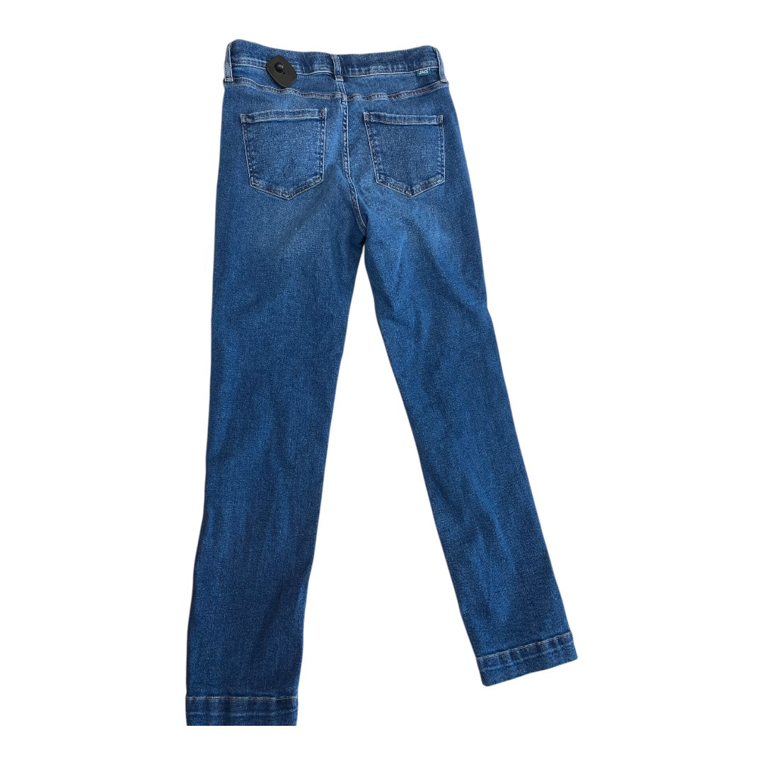 Jeans Straight By Jag In Blue Denim, Size:8