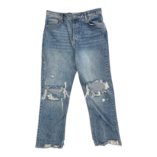 Jeans Straight By Free People In Blue Denim, Size:8