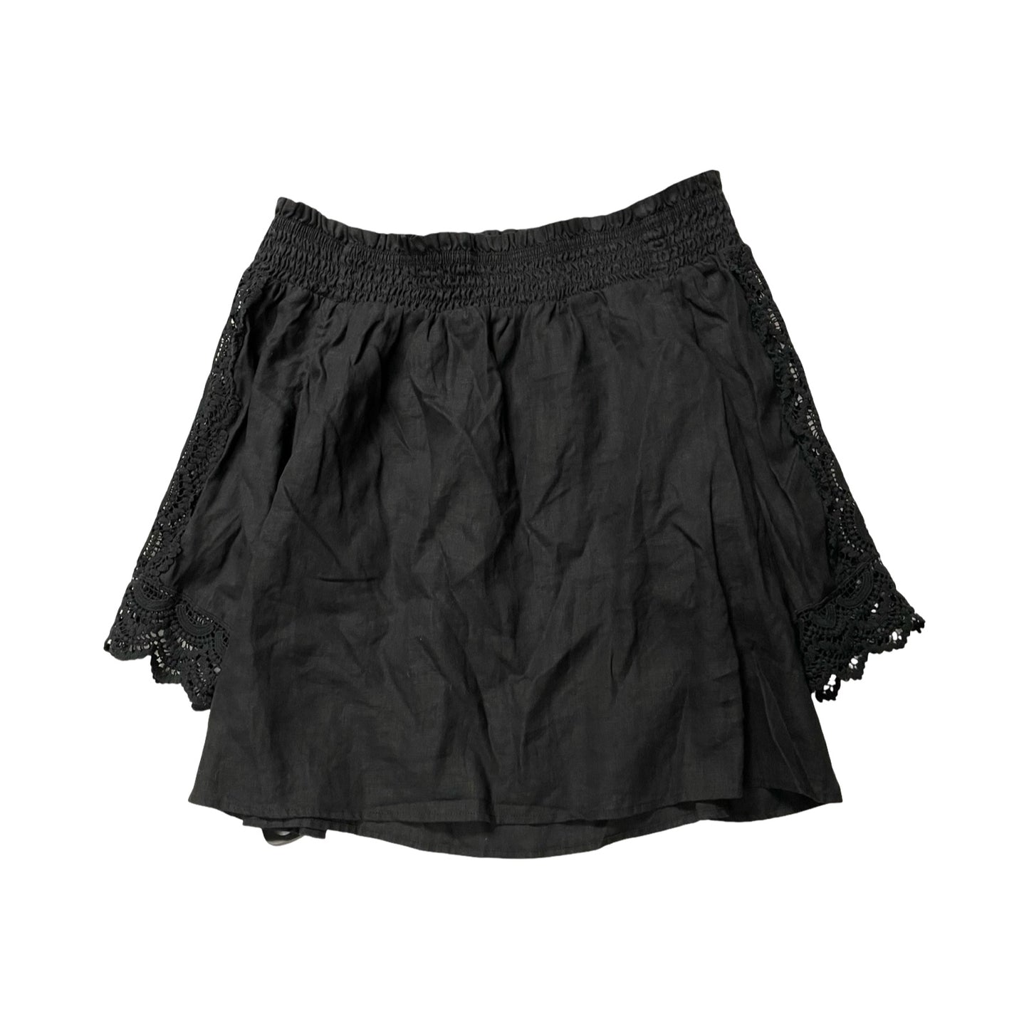 Top 3/4 Sleeve By Chicos In Black, Size:14