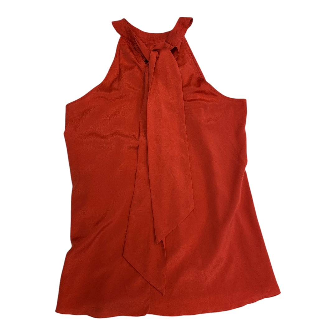 Top Sleeveless By Banana Republic In Orange, Size:S