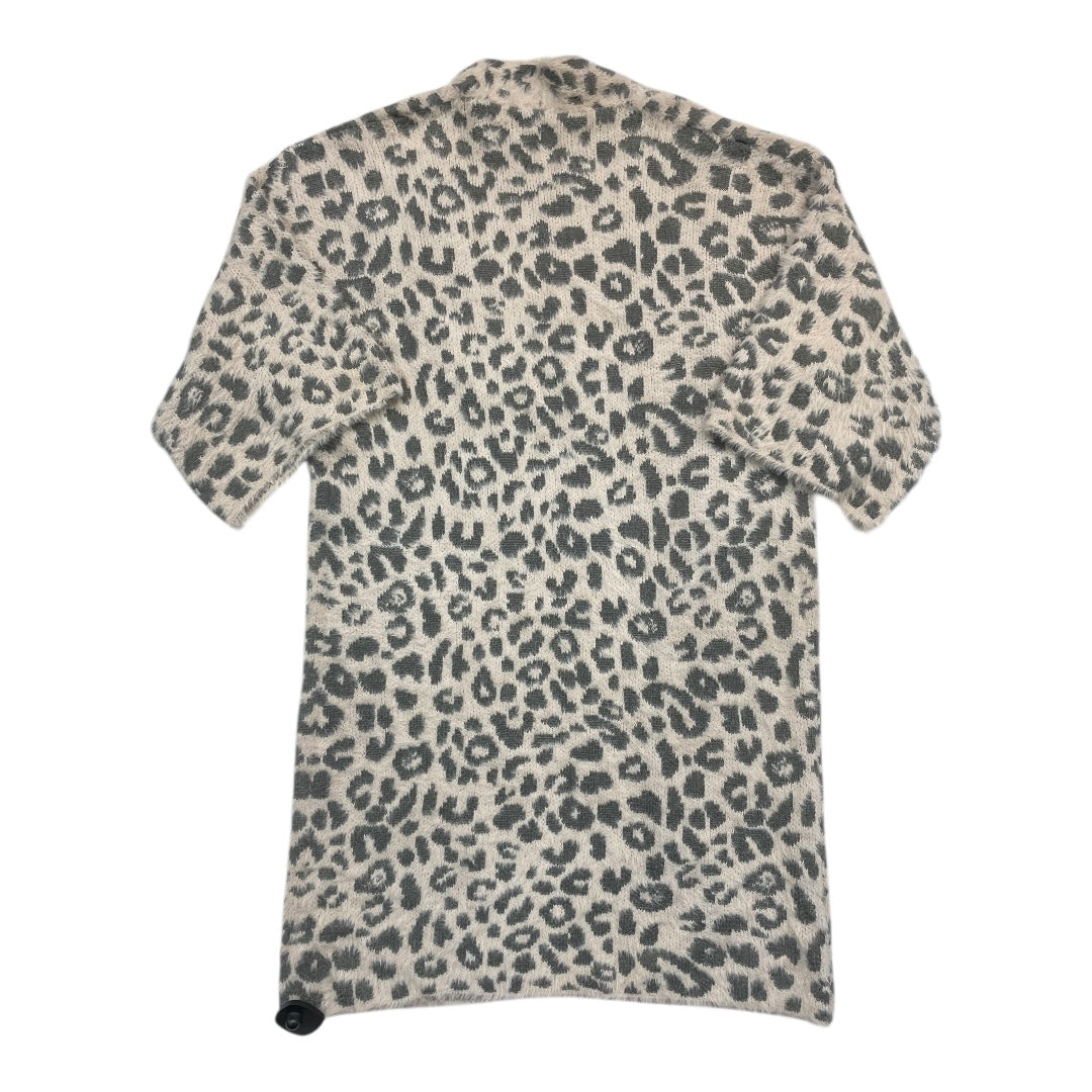 Sweater Cardigan By Cmc In Animal Print, Size:M