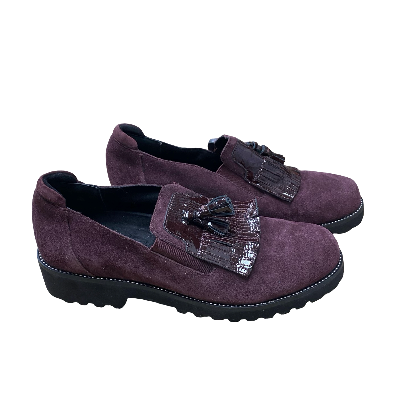 Shoes Flats By Vaneli In Purple, Size:8.5