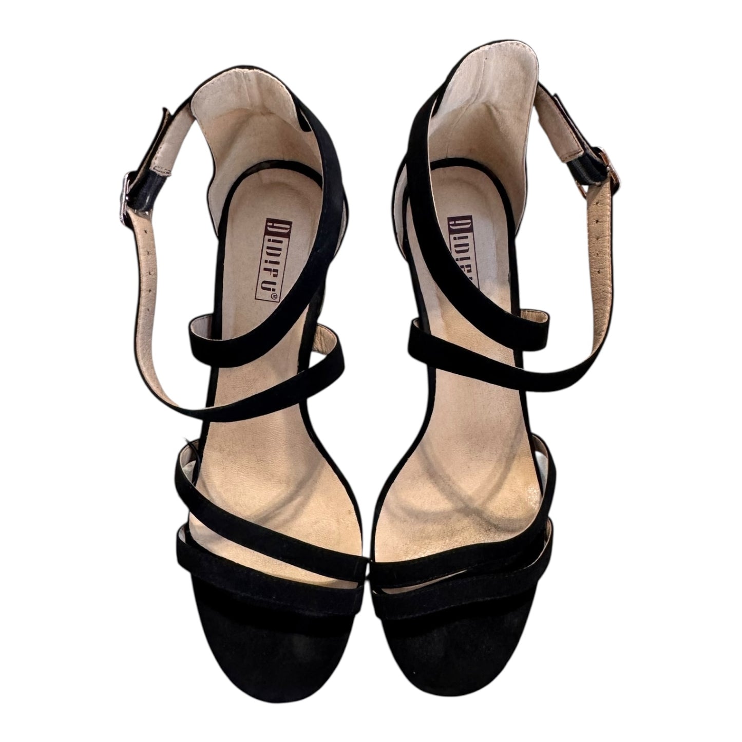 Sandals Heels Block By DIDIFU In Black, Size:9