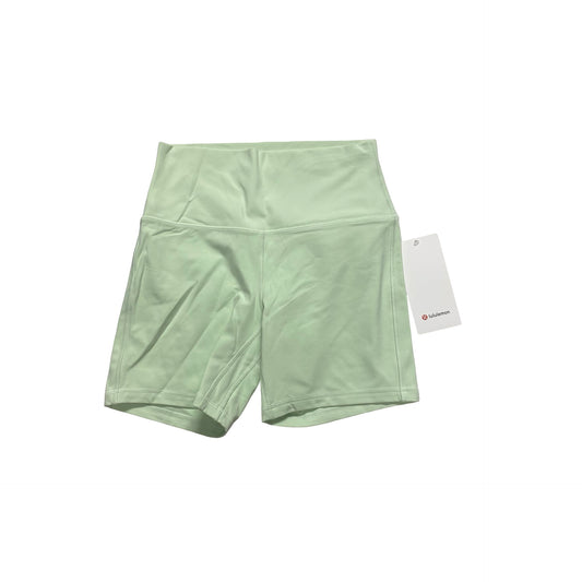Athletic Shorts By Lululemon In Green, Size:8