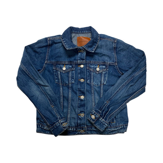 Jacket Denim By Lucky Brand In Blue Denim, Size:M