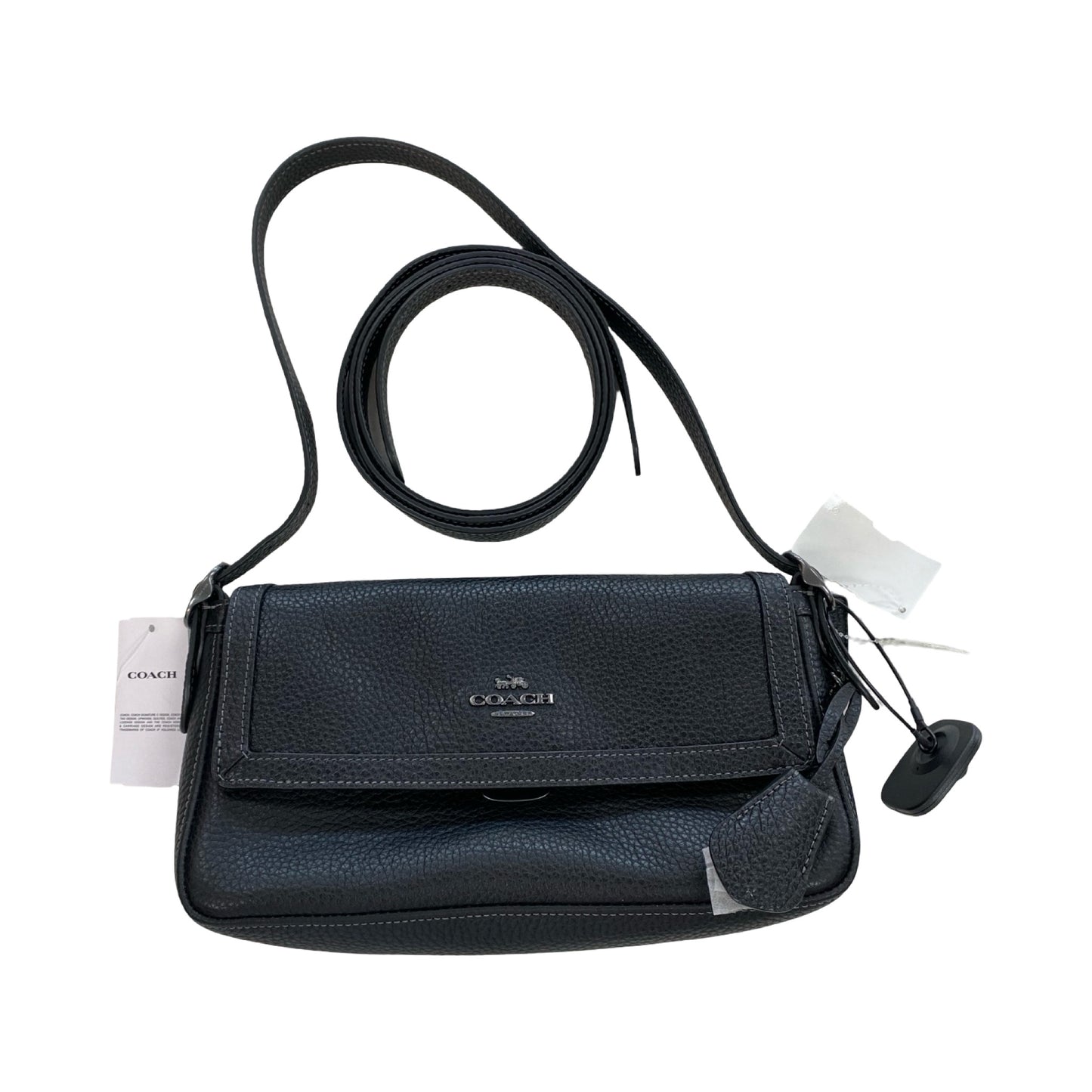 Handbag Designer By Coach In Black, Size:Small