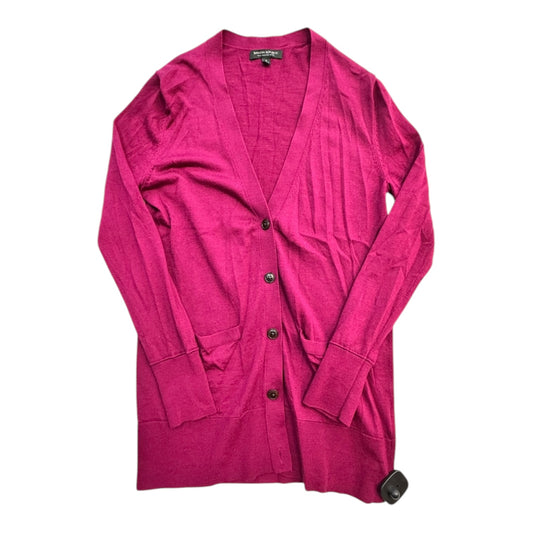 Sweater Cardigan By Banana Republic In Purple, Size:S