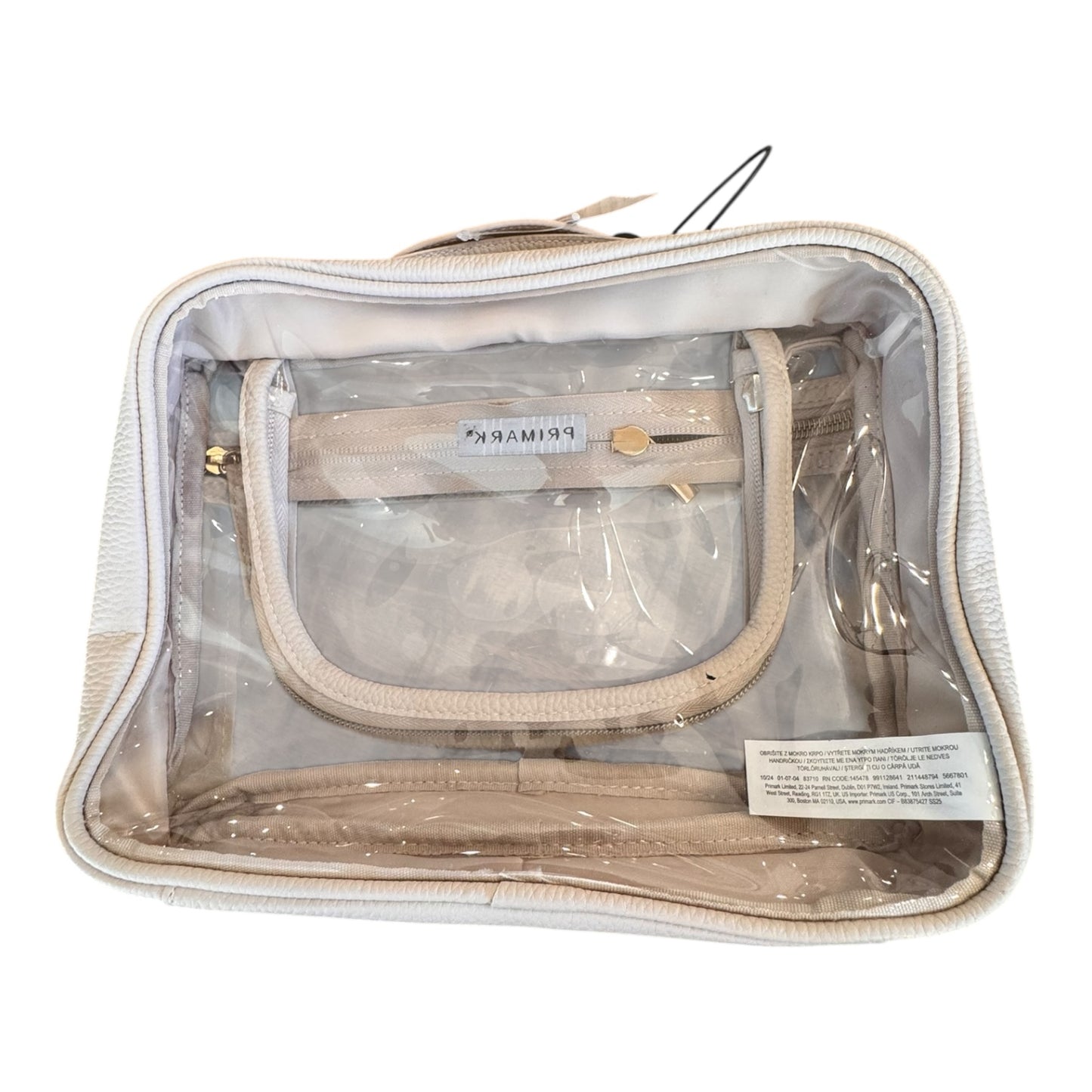 Makeup Bag By Primark In Tan, Size:Small