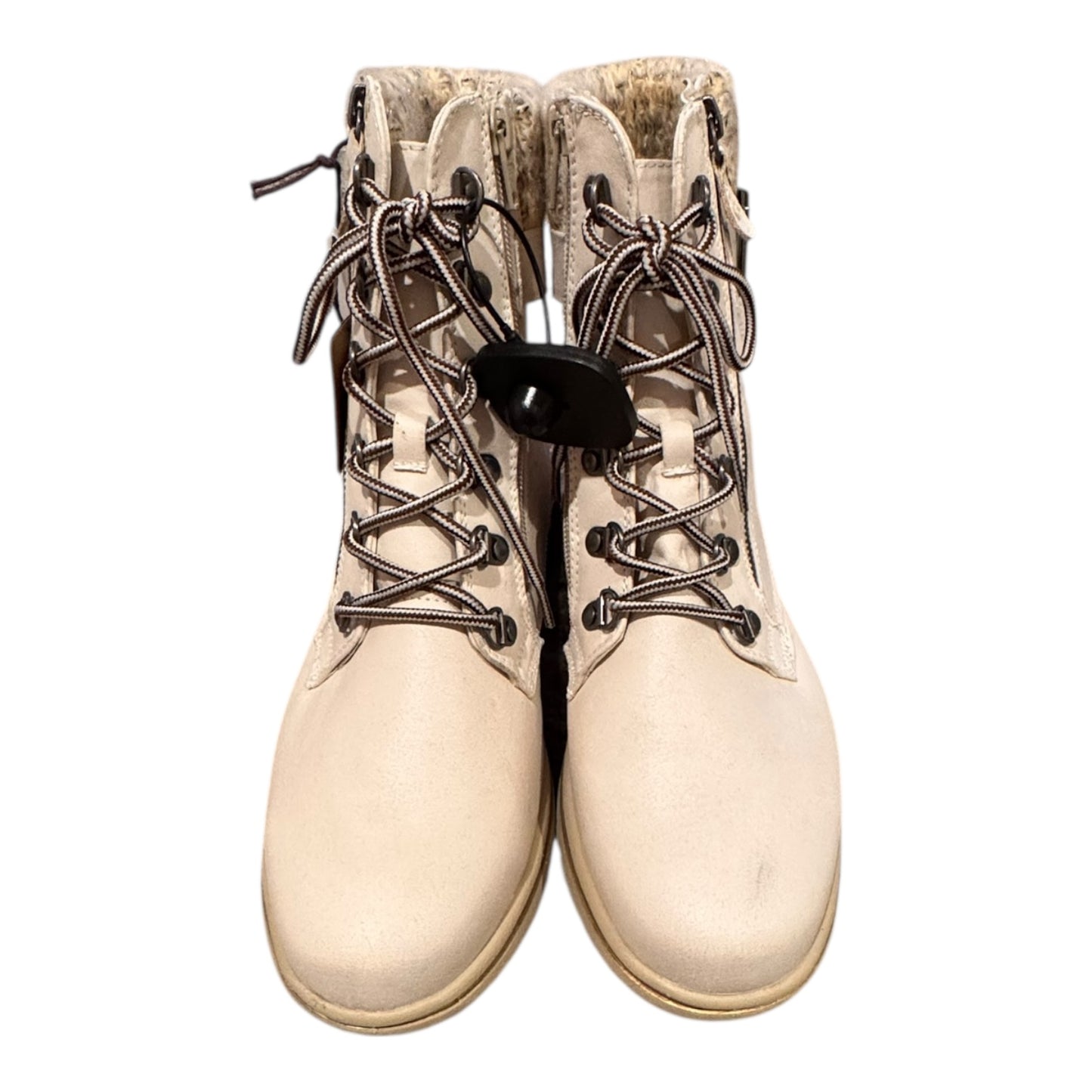 Boots Ankle Flats By Cliffs By White Mountain In Cream, Size:11