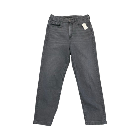 Jeans Straight By American Eagle In Black, Size:8