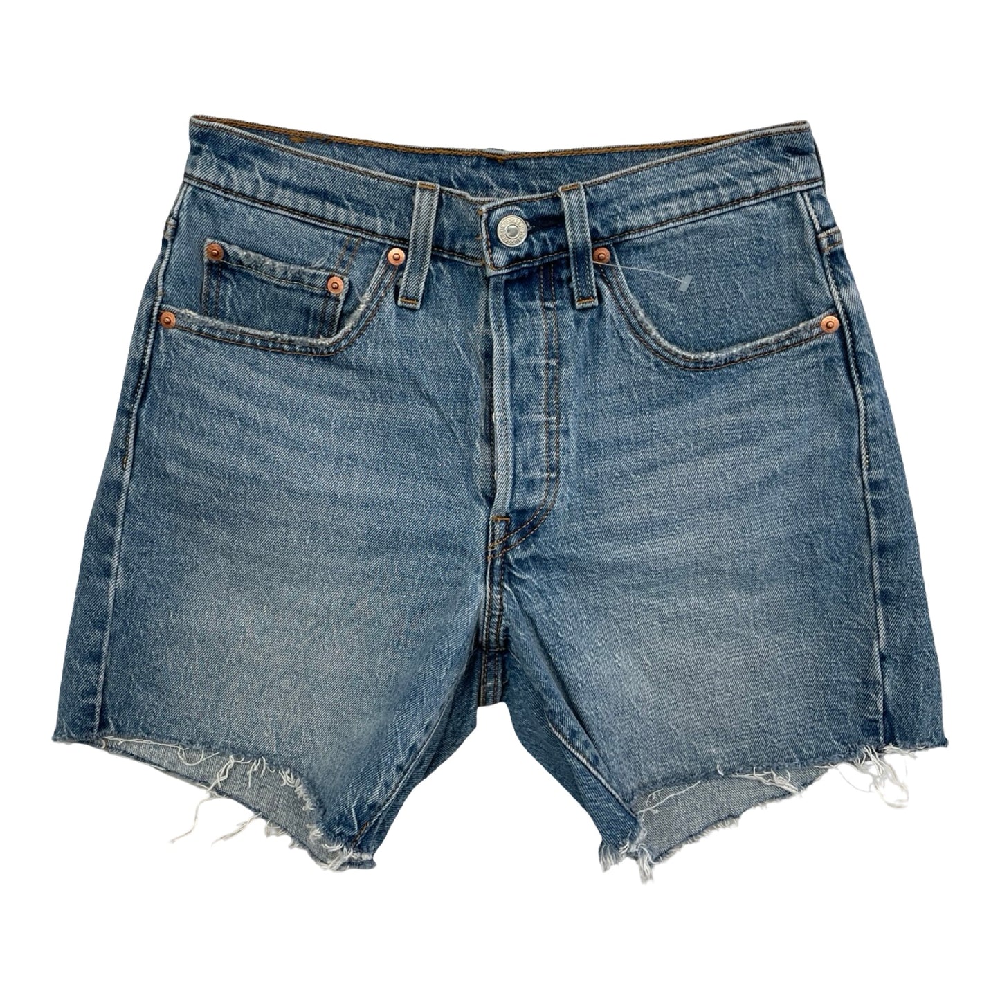 Shorts By Levis In Blue Denim, Size:2