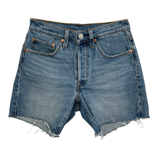 Shorts By Levis In Blue Denim, Size:2