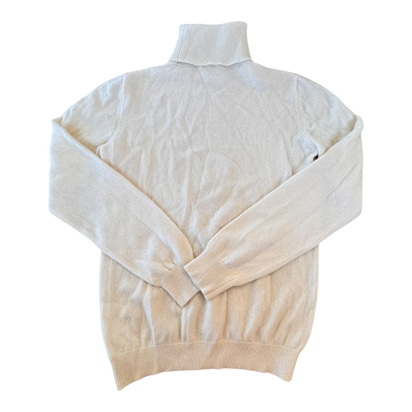 Sweater Cashmere By LILYSILK In Cream, Size:S