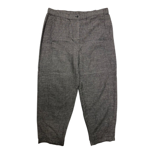 Pants Designer By Eileen Fisher In Grey, Size:L