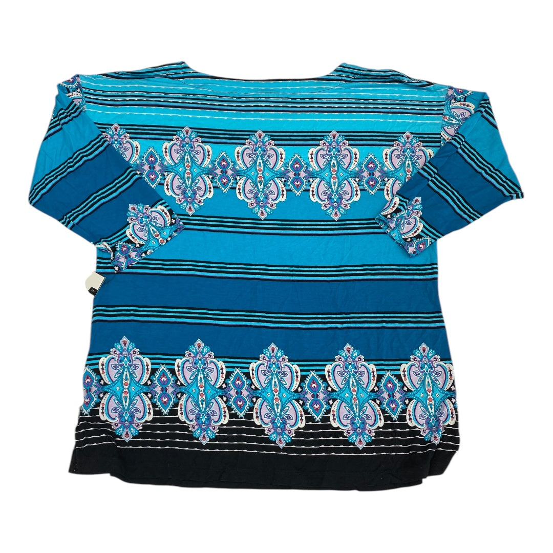 Top Ls By Dana Buchman In Multi, Size:Xl