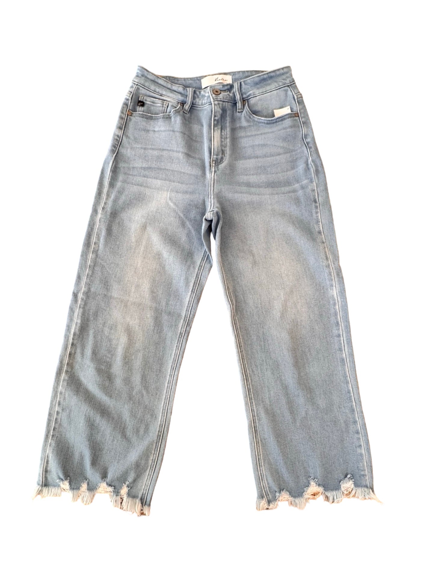 Jeans Wide Leg By Kancan In Blue Denim, Size:4