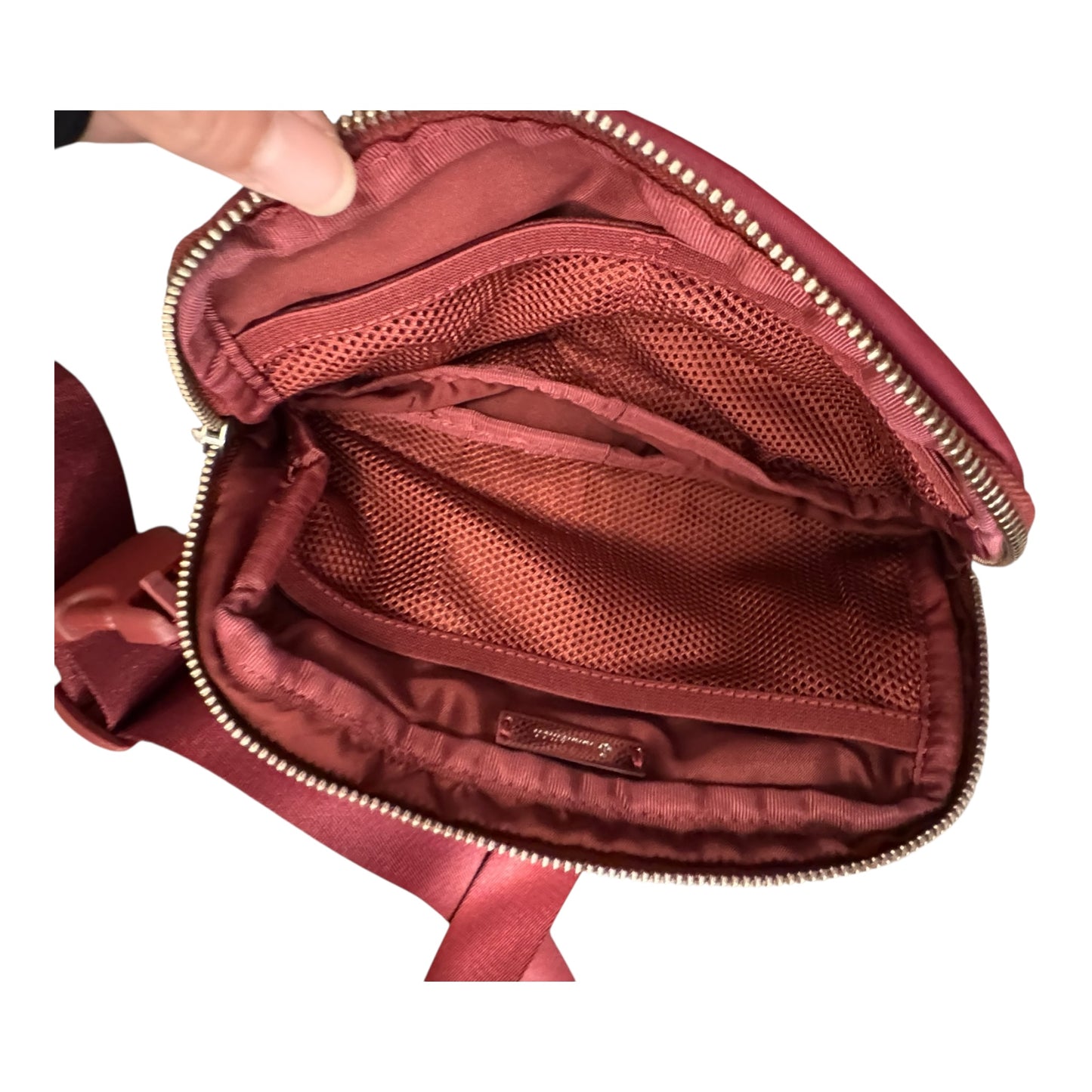 Belt Bag By Lululemon In Maroon, Size:Small