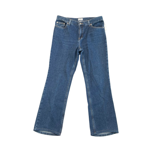 Jeans Straight By Loft In Blue Denim, Size:10