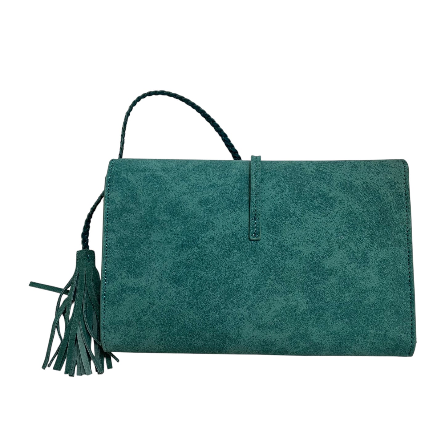 Handbag By Anthropologie In Green, Size:Small