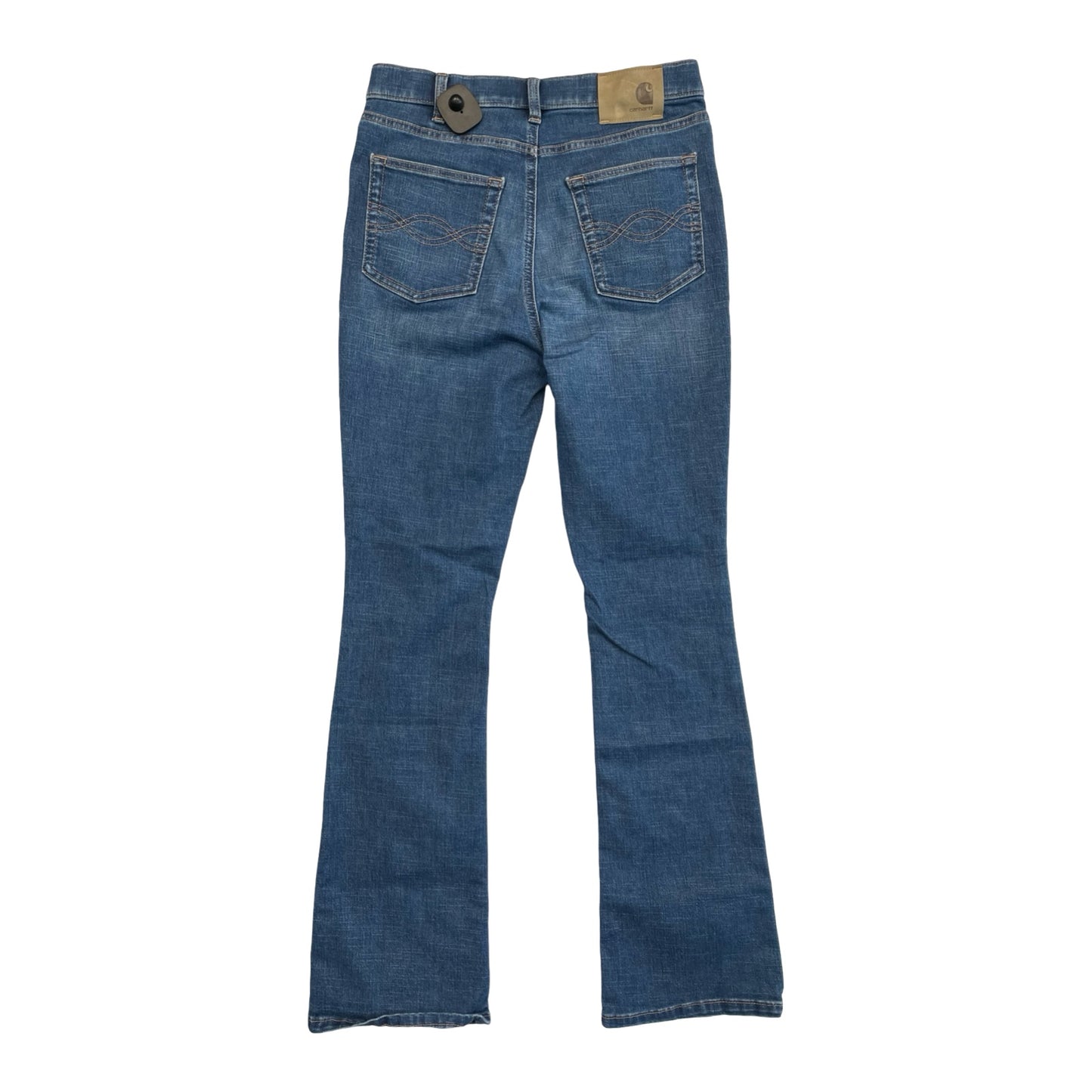 Jeans Flared By Carhartt In Blue Denim, Size:6