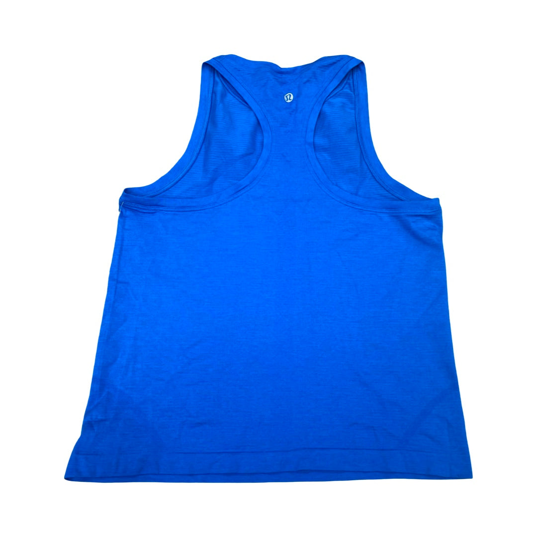 Athletic Tank Top By Lululemon In Blue, Size:6