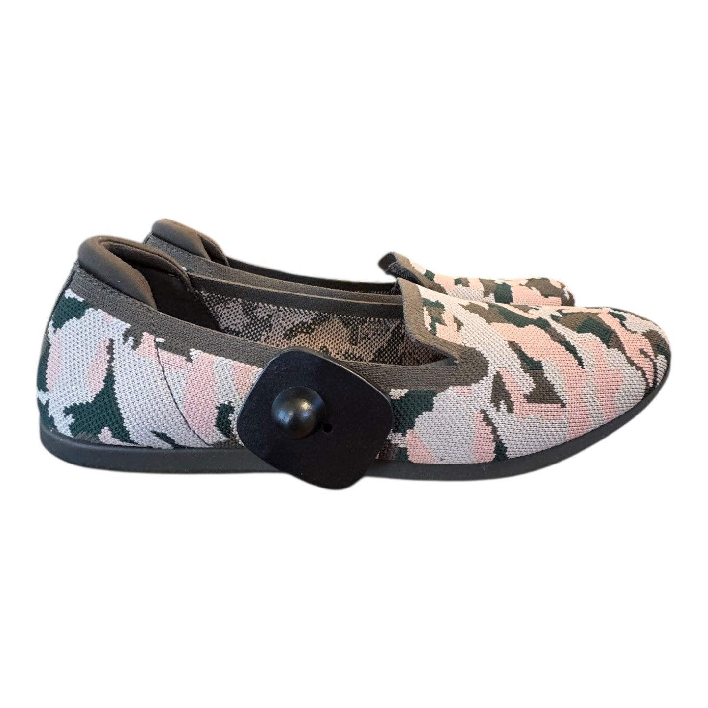 Shoes Flats By Clarks In Camouflage Print, Size:9.5
